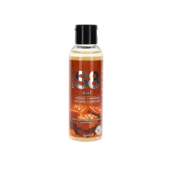 4 in 1 lubricant and massage gel with heating effect S8 chocolate 125 ml.