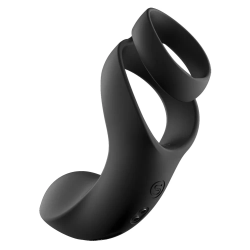 Double penis ring with vibrating perineum stimulator Svakom Benedict [1]