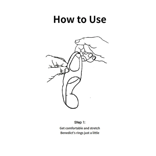 Double penis ring with vibrating perineum stimulator Svakom Benedict [7]