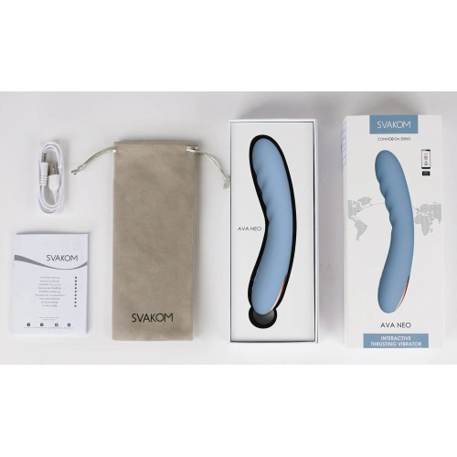 luxury interactive thrusting vibrator controlled with the Svakom Ava Neo App [4]