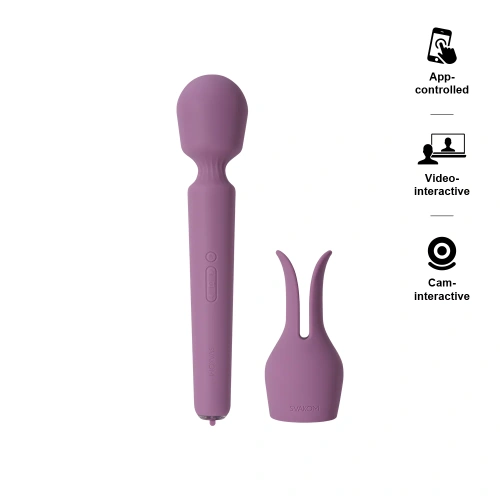 Svakom Emma Neo 2 Wand Massager with nozzle and App [1]