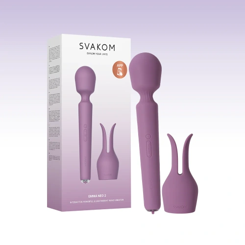 Svakom Emma Neo 2 Wand Massager with nozzle and App [21]
