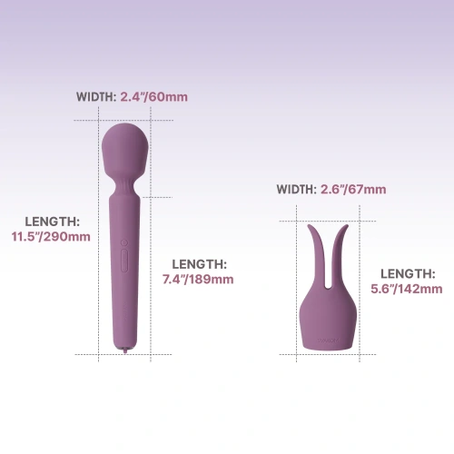 Svakom Emma Neo 2 Wand Massager with nozzle and App [8]