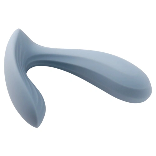 Rechargeable silicone wearable vibrator controlled with the Svakom Erica App [1]