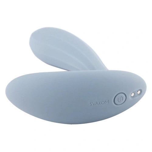 Rechargeable silicone wearable vibrator controlled with the Svakom Erica App [2]
