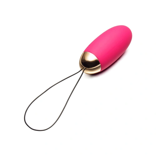 Elva Rechargeable Silicone Vibro Egg with Remote Pink [2]