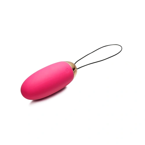 Elva Rechargeable Silicone Vibro Egg with Remote Pink [3]