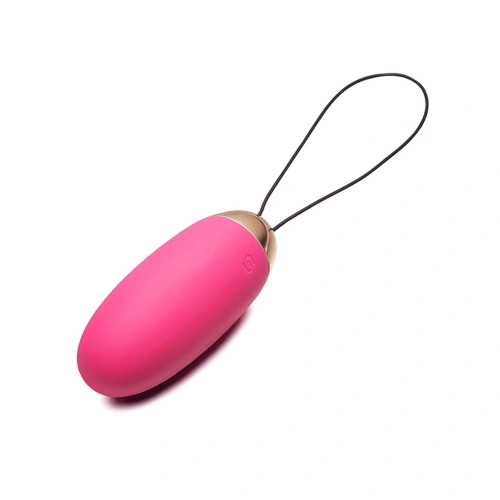 Elva Rechargeable Silicone Vibro Egg with Remote Pink [5]