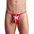 Svenjoyment men's sexy red thong with ribbon