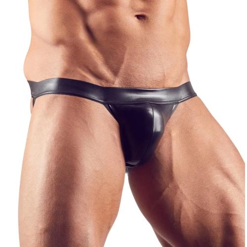 Erotic men's briefs with wet effect and open ass Svenjoyment Jock black Erotic men's briefs with wet effect and open ass Svenjoyment Jock black
