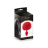 Silicone butt plug with fluffy tail Sweet Caress red [2]