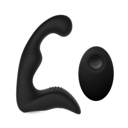 Anal Convex Vibrating Silicone Prostate Stimulator with Wireless Remote