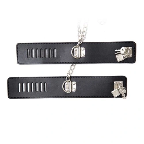 BDSM Hand and Foot Restraint Set with Hogtie Collar [2]