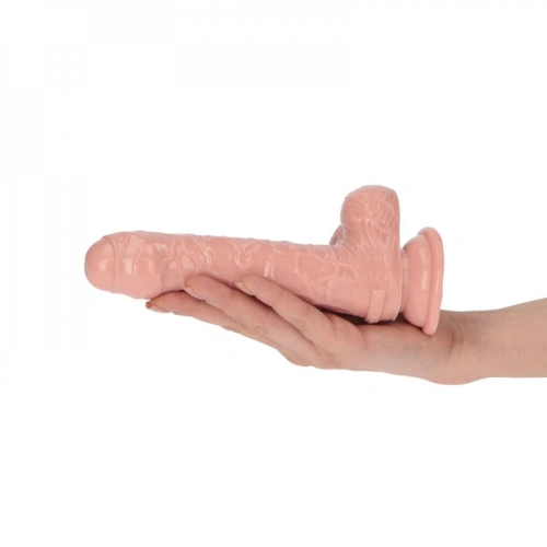 ​Realistic uncut dildo with vacuum base and Eros testicles [5]