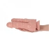 Realistic double anal-vaginal dildo with vacuum base Remo [5]