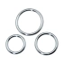 3 pcs. Timeless metal rings
