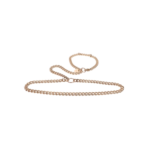 Dona solid metal choker jewelry [2]