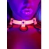 Taboom Open Cup Bra S/M Neon Pink Light Up Harness [3]