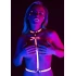 Taboom Seductive Harness UV Responsive Ribbon Size S/M Pink