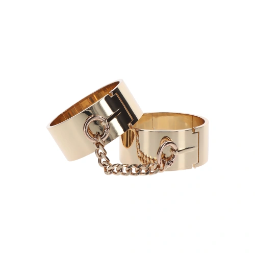 Massive metal cuffs jewelry Dona golden [1]