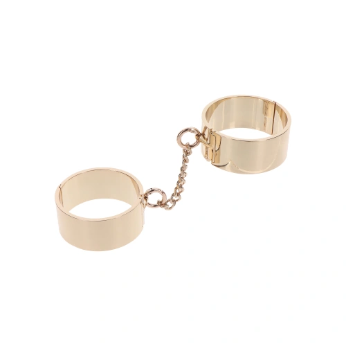 Massive metal cuffs jewelry Dona golden [3]