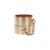 Massive metal cuffs jewelry Dona golden [4]