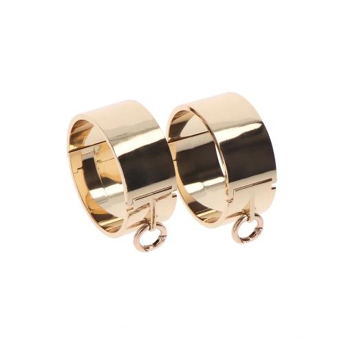 Massive metal cuffs jewelry Dona golden [5]