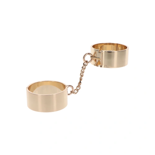Massive metal cuffs jewelry Dona golden [6]