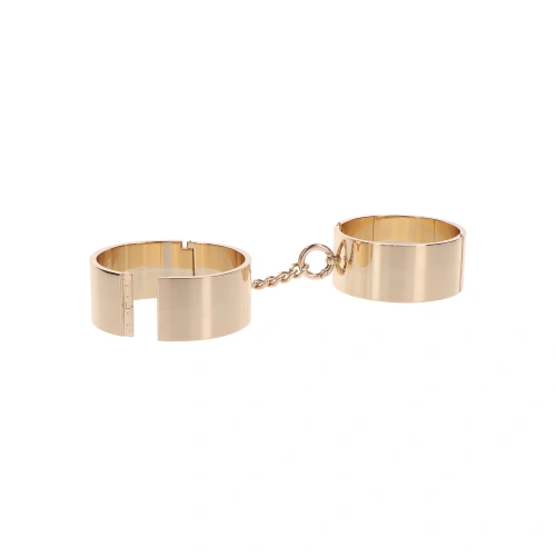 Massive metal cuffs jewelry Dona golden [7]