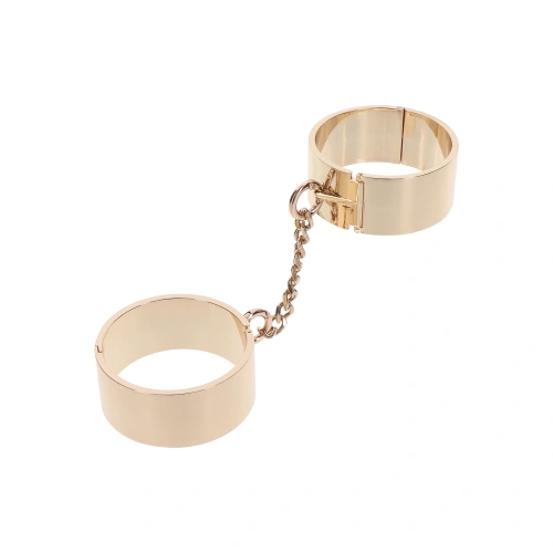 Massive metal cuffs jewelry Dona golden [8]