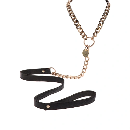 Taboom Dona Luxury BDSM collar with lead [2]
