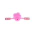 Silicone mouth ball - rose with breathing hole Rose Ball Gag Taboom Malibu pink [4]