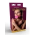 Silicone mouth ball - rose with breathing hole Rose Ball Gag Taboom Malibu pink [7]