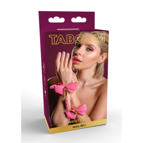 Taboom Malibu Pink Decorative Ribbon Wrist Restraints [15]