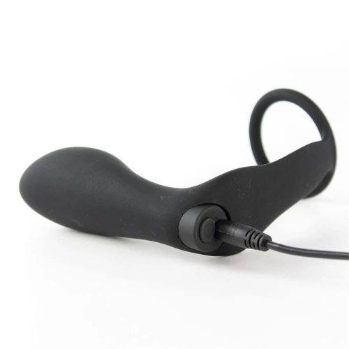 Vibrating silicone anal stimulator with Ansel ring [1]