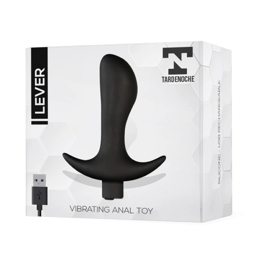 Lever Rechargeable Silicone Vibrating Anal Stimulator [4]