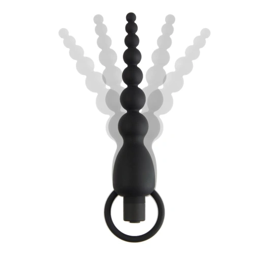 Marbe Silicone Vibrating Anal Beads Rechargeable [3]