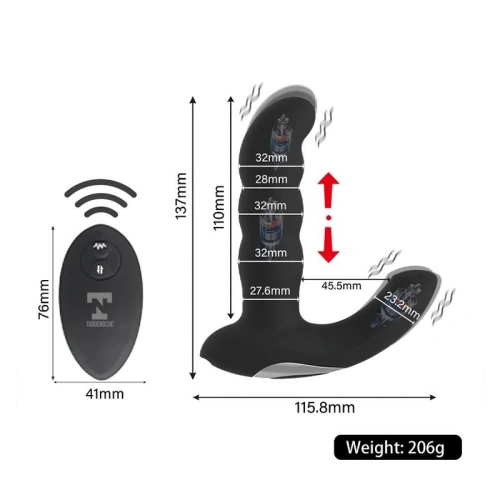 Nina - Ampex Remote Control Rechargeable Prostate Stimulator with Thrusts [6]