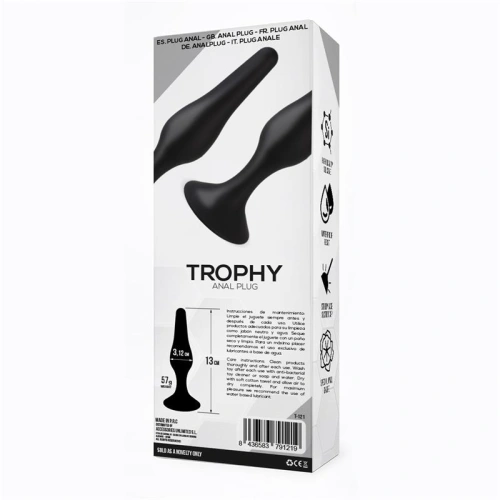 **Dilyana- Trophy silicone anal dilator 13 cm. [2]