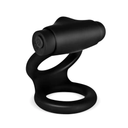 Denver silicone double vibrating penis ring