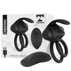 Powerful rechargeable silicone penis ring with remote Reerin
