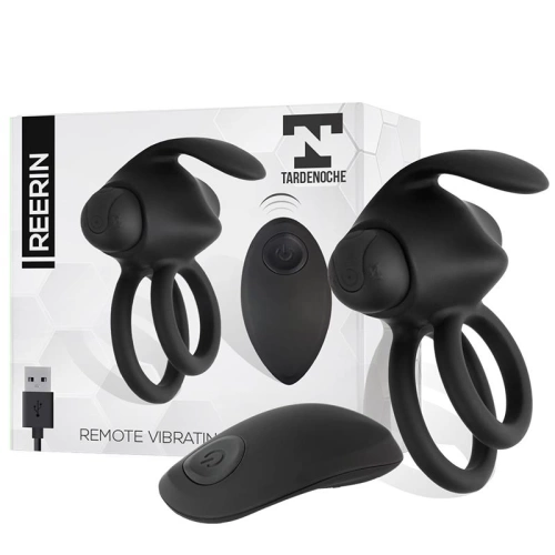 Powerful rechargeable silicone penis ring with remote Reerin
