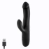 Multifunctional rabbit vibrator made of silicone Angus black [1]