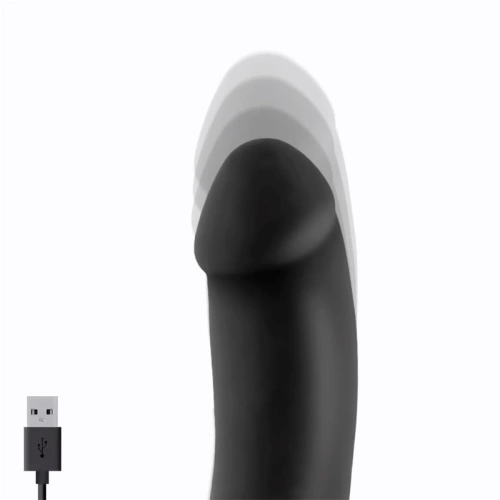 Multifunctional rabbit vibrator made of silicone Angus black [2]
