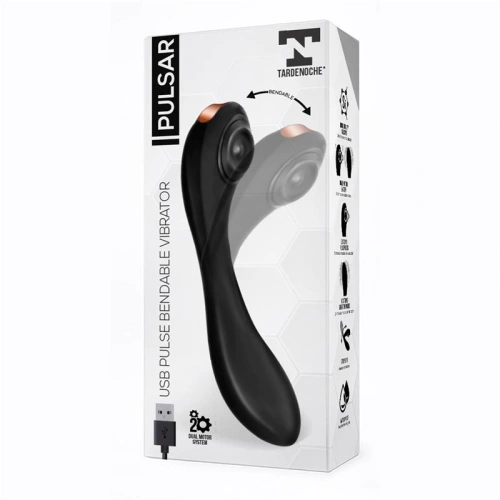 Dilyana- Pulsar silicone 2 in 1 rechargeable vibrator [12]