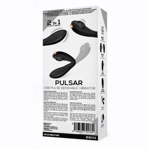Dilyana- Pulsar silicone 2 in 1 rechargeable vibrator [13]