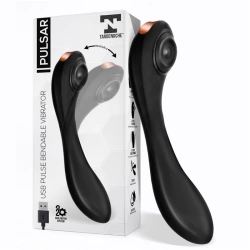 Dilyana- Pulsar silicone 2 in 1 rechargeable vibrator