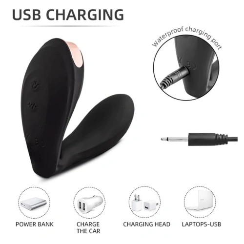 Dilyana- Pulsar silicone 2 in 1 rechargeable vibrator [4]
