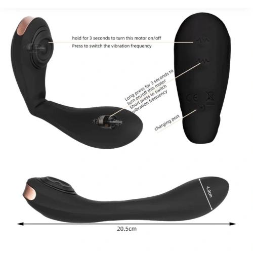Dilyana- Pulsar silicone 2 in 1 rechargeable vibrator [8]