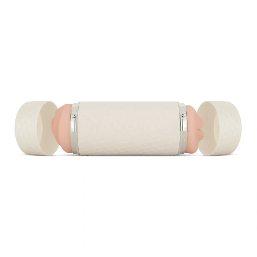 Nina - Teazers Double Rechargeable Vibrating Masturbator with Two Holes and Love Sounds [2]